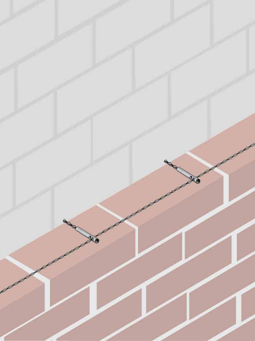PROSOCO Seismic Connector for brick, block, and stone walls to enhance earthquake and vibration resistance