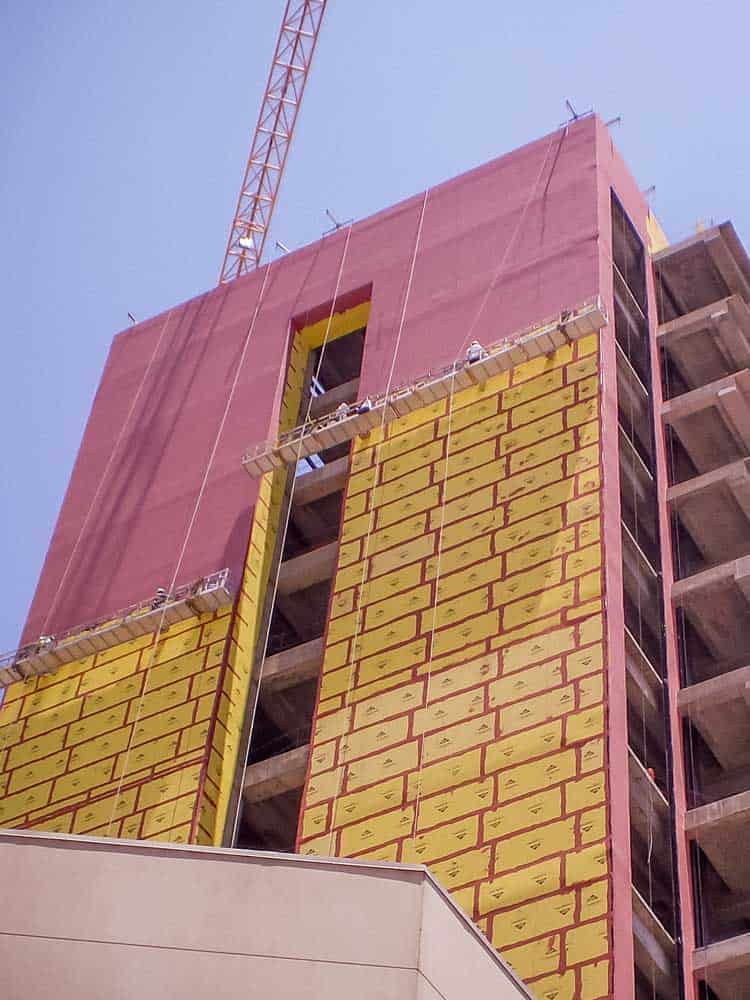 PROSOCO R-Guard Spray Wrap MVP air and water-resistive barrier for building envelope protection