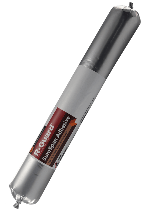 PROSOCO R-Guard SureSpan Adhesive for attaching building wrap and weather barriers to masonry and wall surfaces