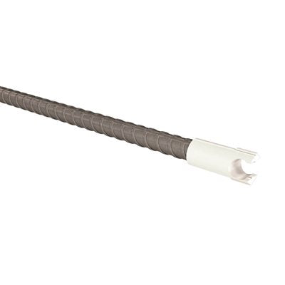 Rebar saddle for #4 rebar used to support and position reinforcing steel in concrete construction