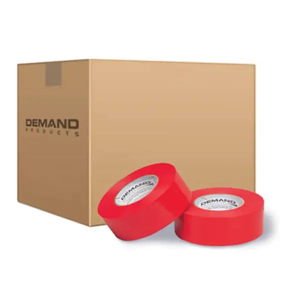 Red Stucco Tape 2" x 60 Yards, durable masking and protection tape for stucco and plaster surfaces