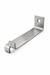 Split tail stone anchor used for attaching natural stone veneer to masonry or concrete backup walls