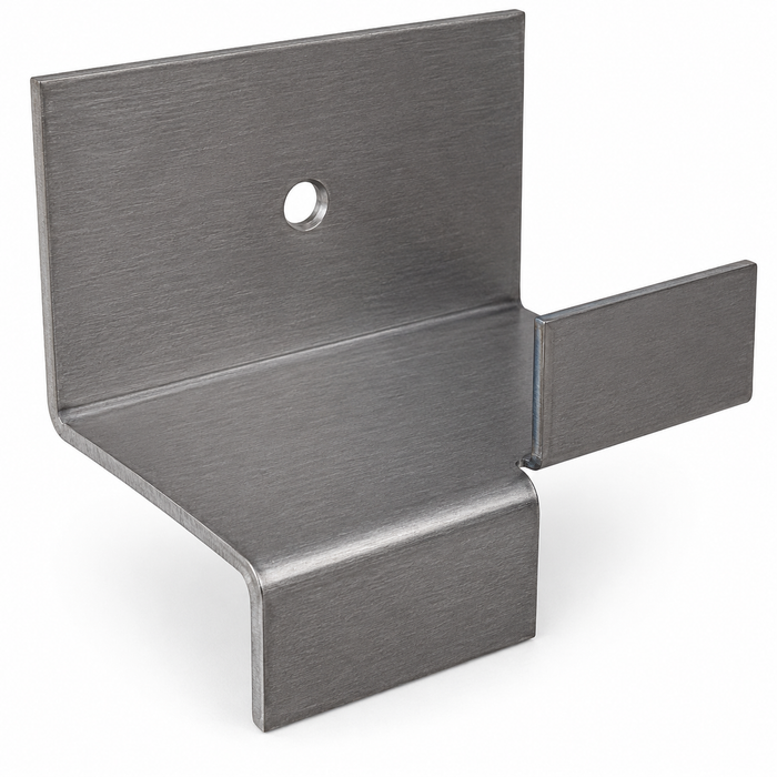 QuickShip Split Tail Stone Anchor – 1-1/2" Wide, 1/8" Thick, Type 304 Stainless Steel