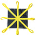 ST Series construction snow removal tarp with eight reinforced lifting loops for job site snow removal