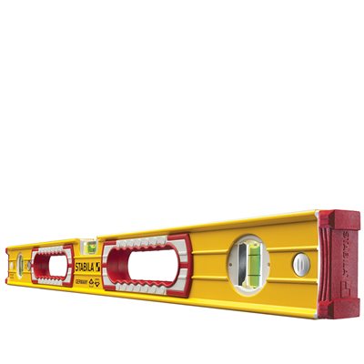 Stabila heavy duty spirit level 196 series for precise leveling in carpentry and construction