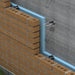 Contractor-grade Hohmann & Barnard Thermal Wingnut 2-Seal masonry ties for secure brick veneer attachment and improved wall insulation performance