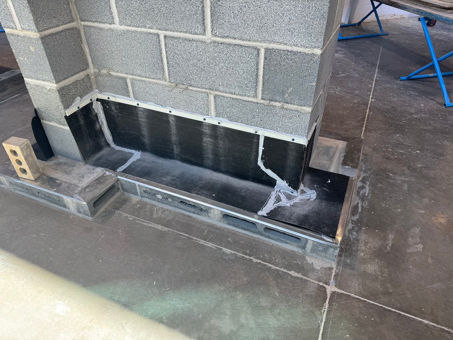 Contractor-grade York Wicked Good flashing, engineered for masonry walls and exterior moisture control