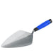 wide London brick trowel with forged steel blade and comfort handle for masonry and bricklaying work