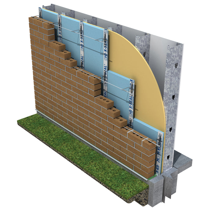 Heavy-duty X-SEAL Anchor for professional masonry and brick construction projects.