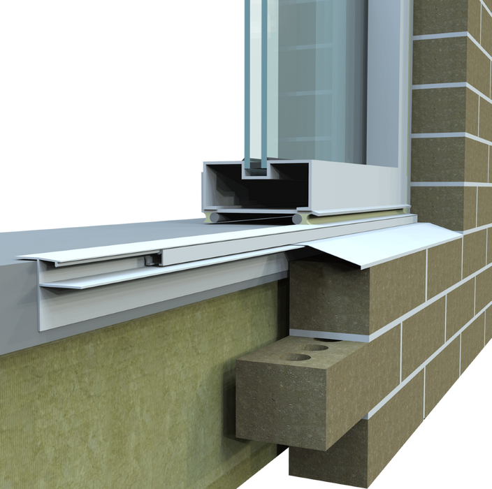 York AirSill Type A receiver and clip designed for reliable masonry moisture management and flashing support.