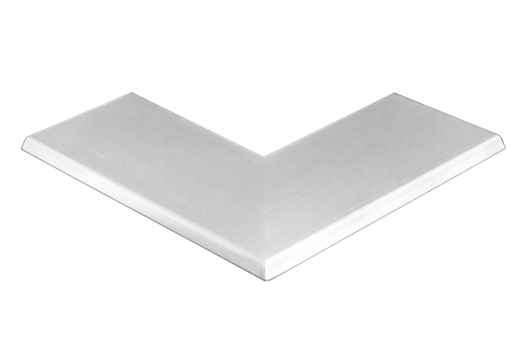 York stainless steel drip edge corners for contractors, designed to protect masonry and stucco walls from water infiltration