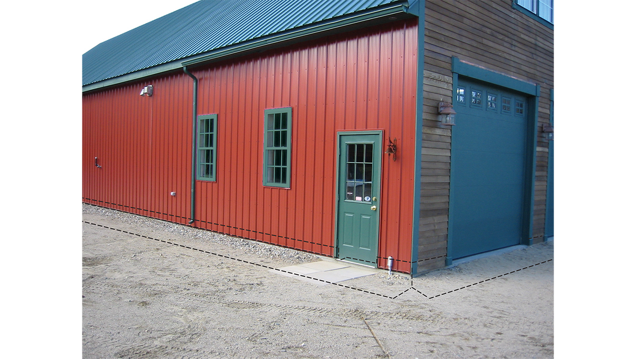 York-Wrap Non-Adhesive Polymeric Isolation Tape used in masonry construction to prevent metal-to-masonry contact and allow wall movement