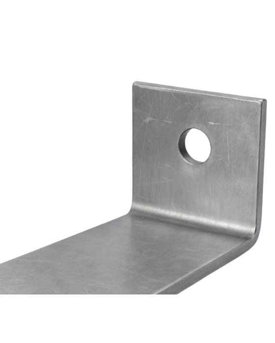 Durable stainless steel Z Stone Anchor 1-1/4", 1-1/2", and 2" wide designed for professional masonry applications.