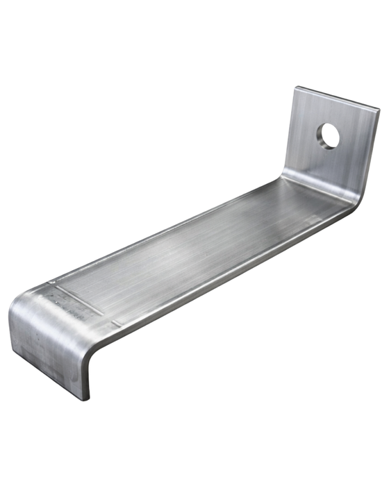 Z stone anchor for attaching natural stone veneer to masonry or concrete backup walls