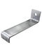 Z stone anchor for attaching natural stone veneer to masonry or concrete backup walls