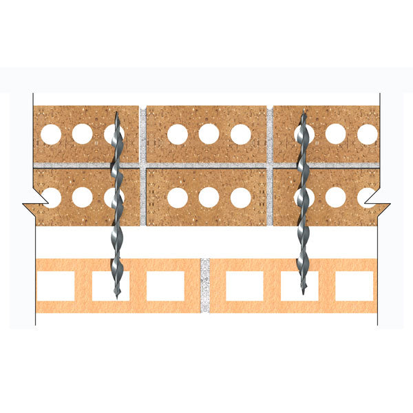 Hohmann & Barnard Spira-Lok Pack, high-quality masonry wall ties for commercial and residential construction