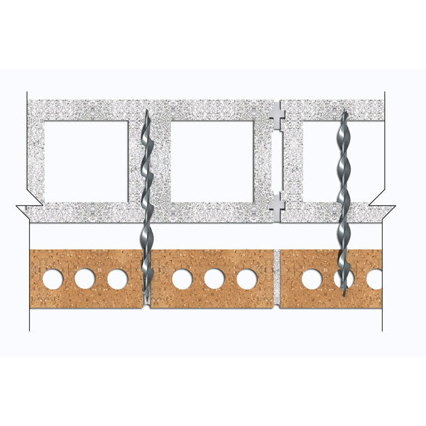 Hohmann & Barnard Spira-Lok Pack, ideal for contractors installing masonry wall ties efficiently and securely