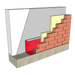 Multi-Flash 500 copper fabric flashing by York, professional-grade flashing for commercial and residential veneer installations