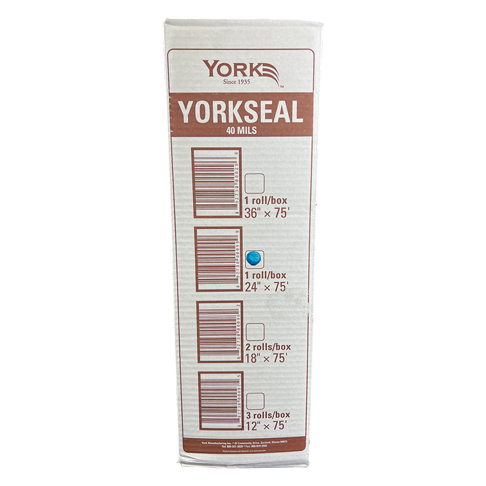 Seal 40 mil self-adhering flashing by York, professional-grade flashing membrane for commercial and residential construction
