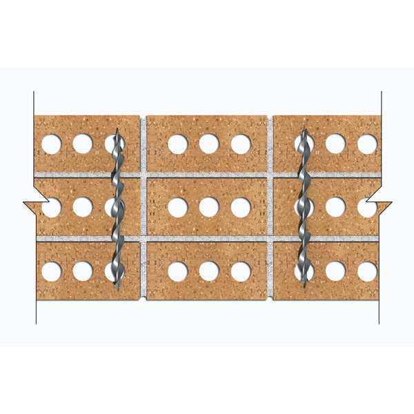 Spira-Lok Pack by Hohmann & Barnard, professional-grade wall ties for brick veneer and commercial masonry walls