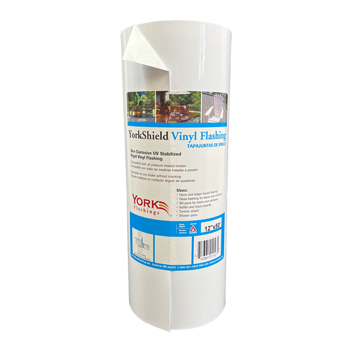 YorkShield vinyl flashing for contractors, durable solution for masonry, stucco, and wall moisture protection